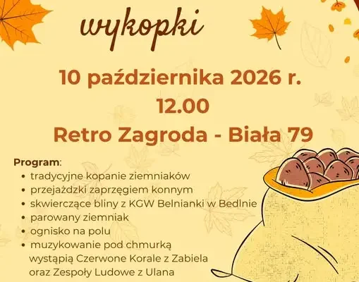 Tradycyjne wykopki w Retro Zagrodzie w Białej – 10 października