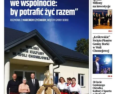 Nowy numer biuletynu „CZAPLA” Gminy Borki już dostępny