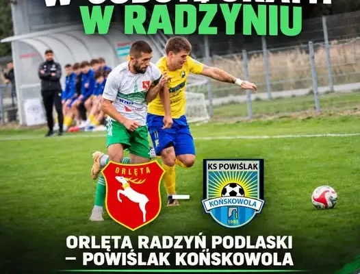 Orlęta Radzyń Podlaski zagrają z Powiślakiem Końskowola w 11. kolejce IV ligi
