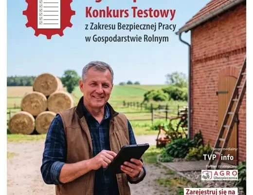 KRUS zaprasza rolników do konkursu o bezpieczeństwie pracy – do wygrania nagrody
