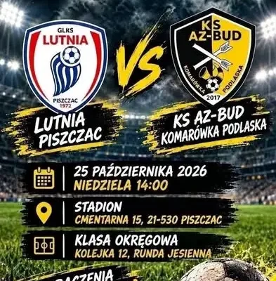 Piłkarski weekend z AZ-BUD: Dąb II i Lutnia na drodze Komarówki