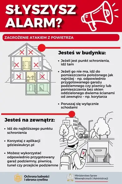 Gmina Komarówka Podlaska wyznaczyła punkty schronienia dla mieszkańców