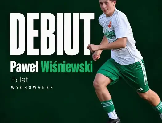 15-letni Paweł Wiśniewski zadebiutował w pierwszej drużynie Orląt Spomlek