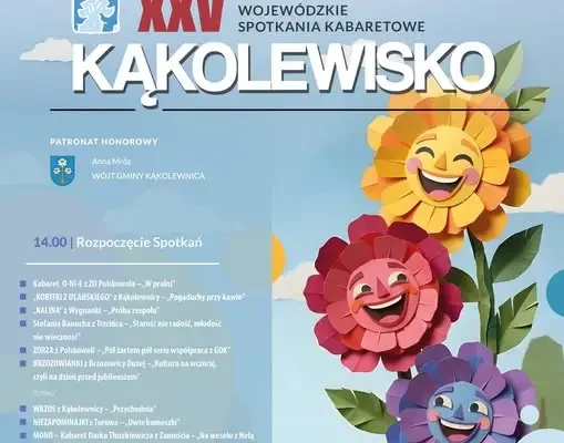 Kąkolewisko 2026: XXV Wojewódzkie Spotkania Kabaretowe już 25 października