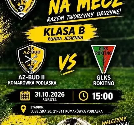 Piłkarska sobota w Komarówce Podlaskiej – dwa mecze AZ-BUD
