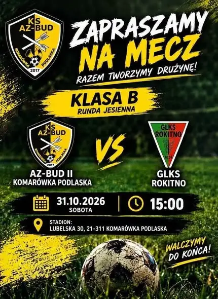 Piłkarska sobota w Komarówce Podlaskiej – dwa mecze AZ-BUD