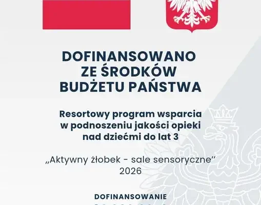 Gmina Ulan-Majorat pozyskała 80 tys. zł na sale sensoryczne w żłobku „Maluszkowo”